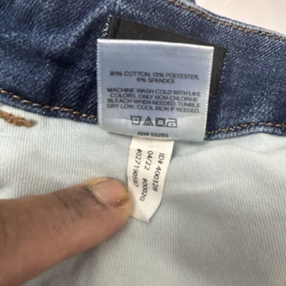 Express Skinny Super High Rise Ultra Hyper Stretch Jeans Women's Crop M 6/8 /10 - Picture 8 of 10